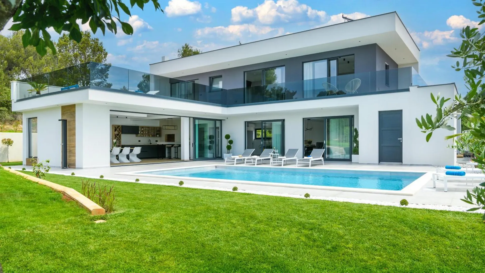 Luxury Villa Luni With Big Private Pool And Hot Tub In Medulin Pula 0*,